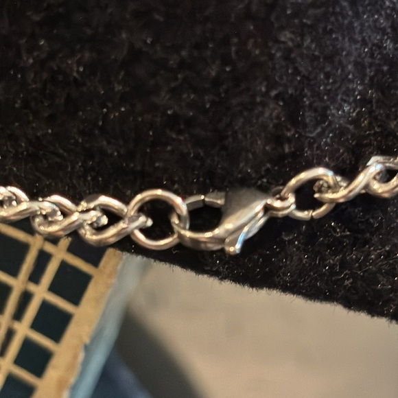 Men's Stainless Steel Silver Cuban Link Chain Necklace - Picture 4 of 7